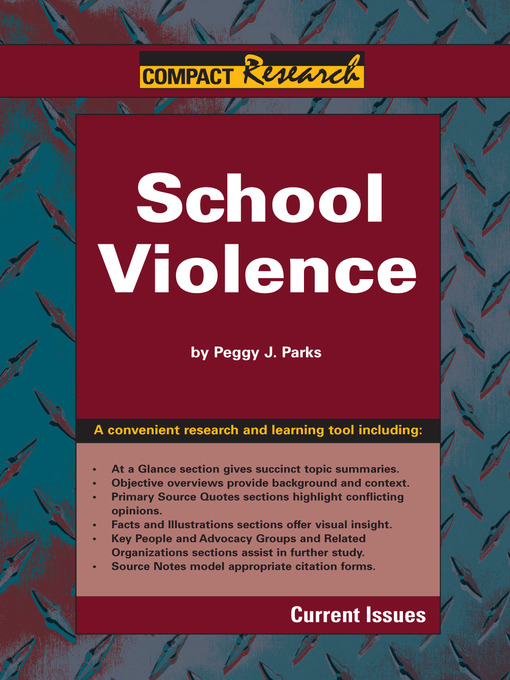 Title details for School Violence by Peggy Parks - Wait list